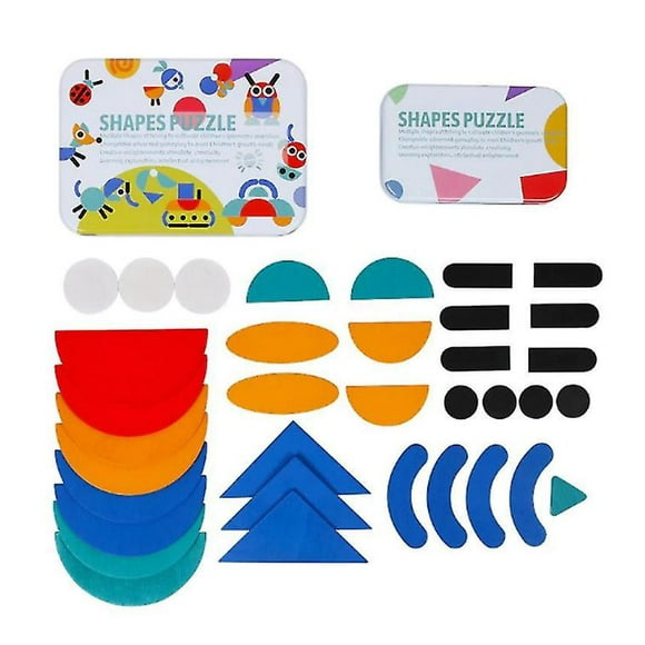 Children's Wooden Pattern Animal Puzzle Classification And Stacking Toys For Toddlers