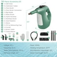 thumbnail image 2 of Kadyn Cleaner Machine, Vacuum Cleaner,1400W Handheld Steam Cleaner with 14-Piece Accessory Kit and Child Lock-Green, 2 of 3