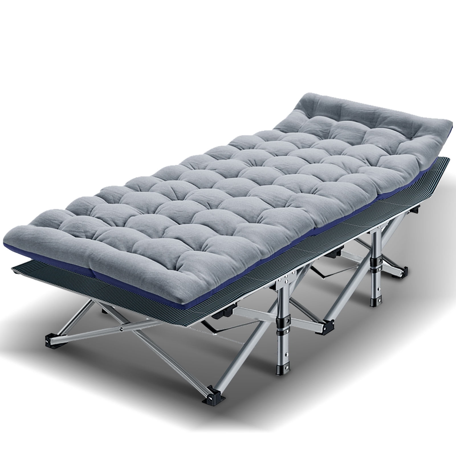 Lilypelle Adult Folding Camping Cot, Heavy Duty Sleeping Cot Bed with