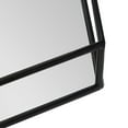 thumbnail image 3 of Kate and Laurel Felicia Nesting Metal Mirrored Decorative Trays, 2 Piece, Black, 3 of 4