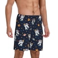 thumbnail image 5 of KLL Panda Astronaut for Men's 1-Pack Shorts,Sleep Pajama Shorts for Men Soft Pj Shorts Men's Pajama Bottoms Sleepwear -Small, 5 of 7
