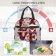 thumbnail image 4 of Fotbe Buffalo Plaid Love And Gnome Bolsa de Almuerzo con Estampado, Lonchera Aislada, Contenedores de Comida Reutilizables Tipo Cooler a Prueba de Fugas, 4 of 7