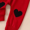 thumbnail image 6 of Gerichy Toddler Kids Baby Boy Fall Outfits 1T 2T 3T Letter Print Long Sleeve Tops Pants Winter Clothes Sets Toddler Boys Long Sleeve Valentine's Day Letter Prints T Shirt Pullover Tops Pants Outfits, 6 of 7
