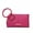 Fuchsia, variant on Vegan Leather Women's Clutch Bag, Trendy Pouch Purse Handbag by Mia K - Fuchsia