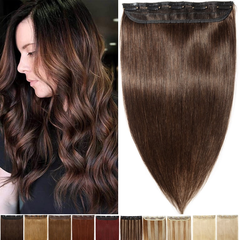 Benehair Clip In Hair Extensions One Piece 100% Remy Real  display picture 1
