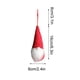 thumbnail image 3 of ¡Descuentos Únicos!, Suministros de decoración navideña Muñeco de hombre del bosque de lana de punto Colgante pequeño Muñeco sin rostro Colgante de decoración de árbol de Navidad Akmoler, 3 of 9