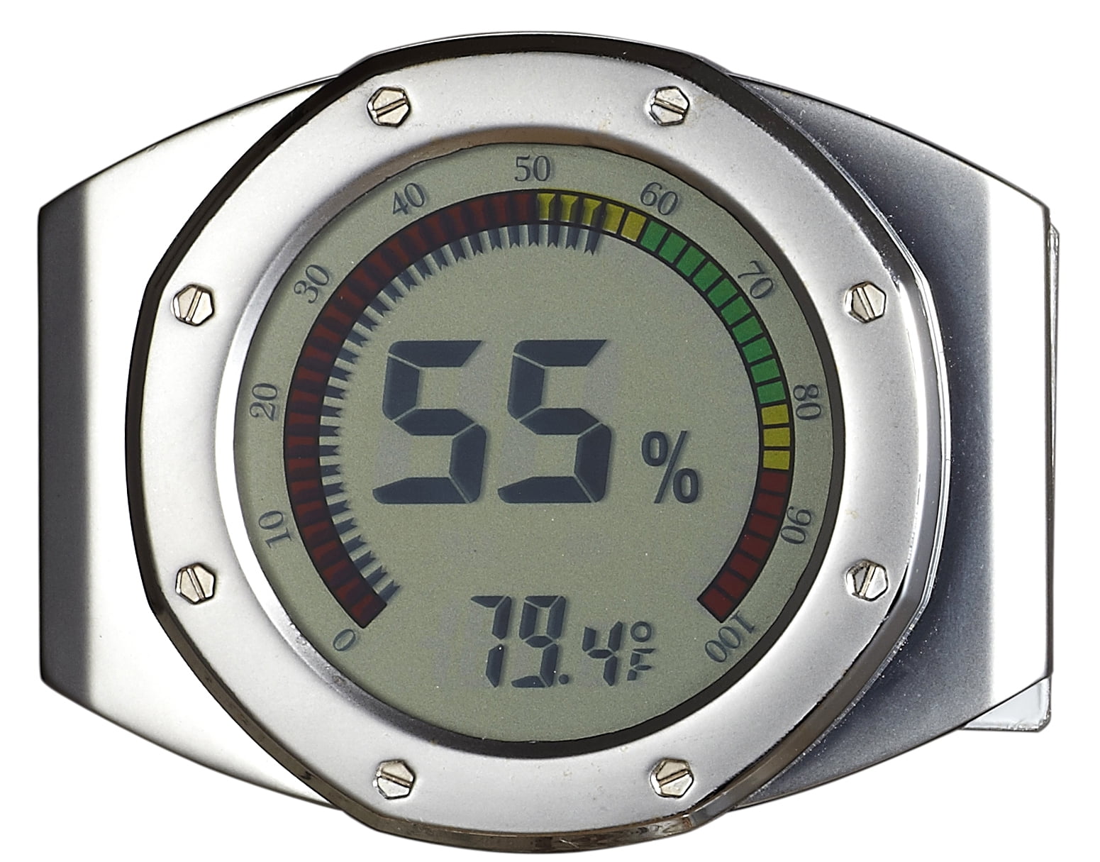 Visol UltraModern Circular Digital Hygrometer by Overstock
