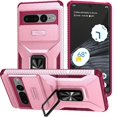 thumbnail image 1 of Funda para GANGXUN Google Pixel 7 Pro - Soporte metálico, Función magnética, Rosa, 1 of 5