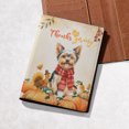 thumbnail image 5 of Happy Thanksgiving Yorkshire Terrier with Turkey Pumpkins Autumn Vibes Travel Passport Wallet Yorkie Dog Lover Gifts PU Leather Passport Holder Cover - 12018, 5 of 5