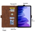 thumbnail image 4 of FJLBDE Case for iPad Pro 12.9 Inch (6th/5th/4th/3rd Gen, 2022/2021/2020/2018), PU Leather Folio Stand Magnetic Cases, Card Slot, Auto Wake/Sleep, Pen Holder, Filp Cover, Brown, 4 of 7