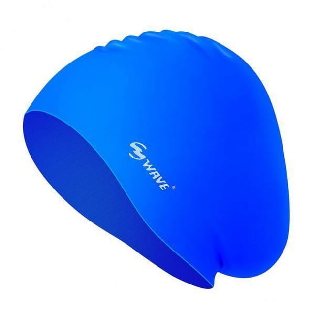 equipo de natación,sombrero de natación niños sombreros de natación para mujeres niñas negro,piscina de naturales de silicona para niños pequeños de pelo largo,natación