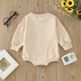 thumbnail image 7 of Girl Outfits Cute Letter Printed Long Sleeve Romper Sweatshirt Baby Sleeper for Boys 0-3 Months, 7 of 7