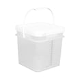 thumbnail image 1 of Soporte para cubos de pintura Cubo de pintura Cubo de embalaje cuadrado Contenedor de almacenamiento portátil 16 litros, 1 of 9