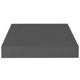 thumbnail image 5 of Conjunto de 4 Repisas Flotantes cuadradas de MDF Panal en acabado Gris alto brillo vidaXL, 5 of 7