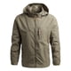 thumbnail image 2 of Chaqueta cortavientos de gran tamaño para hombre, abrigo de primavera para acampar, ropa de trabajo masculina, otoño, 2 of 4