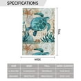 thumbnail image 3 of Easygdp Watercolor Sea Turtle Garden Flag Yard Flag Welcome Flag, Double-Sided, Weather Resistant for Outdoor Decor - 28"x40", 3 of 9