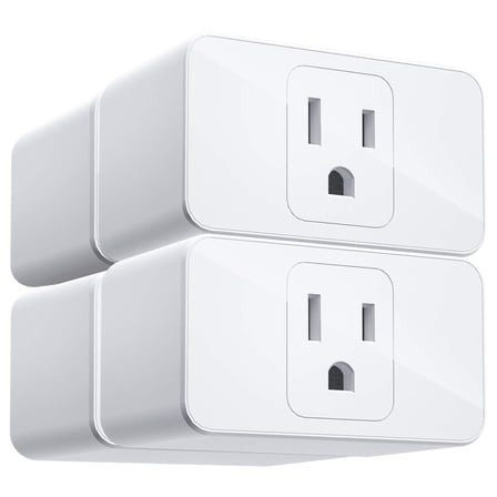 Meross Wi-Fi Smart Plug Mini, 15 Amp & Reliable Wi-Fi Connection Powered by Mediatek Chipset, Support Alexa, Google Assistant and SmartThings, Remote Control, Timer, Occupies Only One
