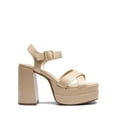 thumbnail image 2 of DREAM PAIRS Women's Platform Chunky Heels Square Open Toe Ankle Strap High Heeled Sandals Y2K Shoes for Party Brunch, 2 of 7