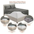 thumbnail image 2 of DODOING Microfiber Soft Sheet Set Bed Sheet Set-Hotel Luxury Extra Deep Sheets in 16 Colors, 2 of 3