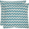 thumbnail image 1 of Safavieh Striped Tealea Pillow, Set of 2, 1 of 4