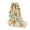 D, variant on Hontri Scarf in Clearance, 90X90Cm Women Point Printing Scarf Fashion Retro Female Multipurpose Shawl Scarf, Female White One Size