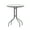 Clear/Silver, variant on Flash Furniture Bellamy 23.75'' Bronze Round Tempered Glass Metal Table