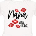 thumbnail image 4 of Inktastic Nana Was Here Red Kisses Boys or Girls Long Sleeve Baby Bodysuit, 4 of 5