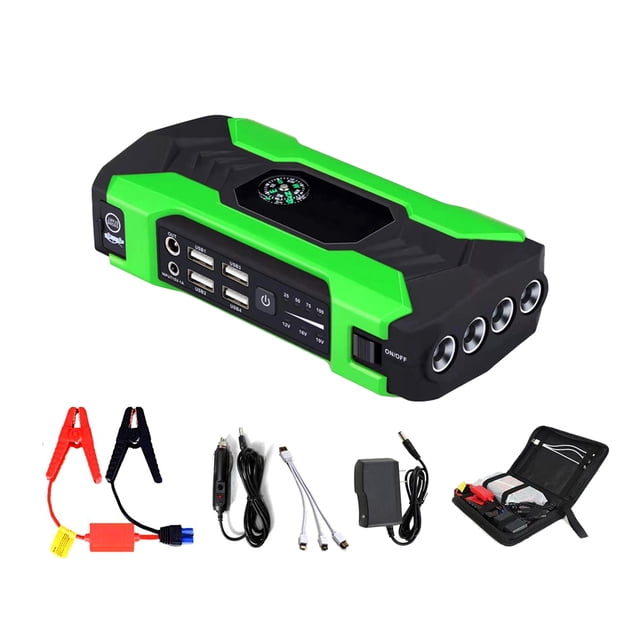 Sidaley Arrancador de coche, interruptor portátil resistente al agua, dispositivo de arranque de emergencia ligero, de de banco de Vehículos, repuestos y accesorios Mis Verde/Más Sidaley VI017949-06