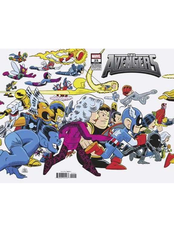 Collectible Avengers #25 Chris Giarrusso Marvel Universe Connect Var B Chris Giarrusso Marvel Universe Connect Var B Marvel Prh Comic Book 2025