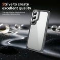 thumbnail image 3 of for Samsung Galaxy S25+ Case Clear, [Wireless Charging][Anti-Yellowing][Military-Grade Protection] Hybrid Clear Back Shockproof Slim Magnetic Phone Case for Samsung Galaxy S25+,Gray, 3 of 7