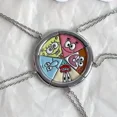 thumbnail image 5 of Collares de dibujos animados de Bob Esponja, colgante de metal de Calamardo y la estrella de Patricio, lindas joyas de la amistad, juguetes para niños para amigos y parejas, 5 of 5