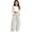 Q106 Light Gray, variant on Angala Little Girls Athletic Pants Curved Leg Sweatpants With Pockets And Drawstring Fall Casual Girls Baggy Trousers