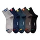thumbnail image 2 of 5 pares de calcetines de hombre, calcetines de otoño, calcetines absorbentes para el sudor, calcetines casuales tipo botín, calcetines de tubo mediano, 2 of 8