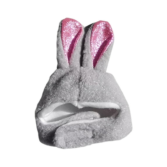 Cartoon Cat Hat with Sparkling Bunny Ears - Extra Soft Washable - Cosplay Pet Headgear - Photography Prop for Party