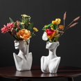 thumbnail image 4 of 2 Uds Es de Cerámica Florero Pntas s Moderno Femenino Y Baoblaze Jarrón de ceramica, 4 of 8