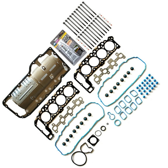 SCITOO Head Gasket w/Bolts Set Replacement for Jeep Grand for Cherokee for Mitsubishi Raider for Chrysler Aspen for Dodge for Ram 1500 1999-2010 Head Gaskets Kit Sets