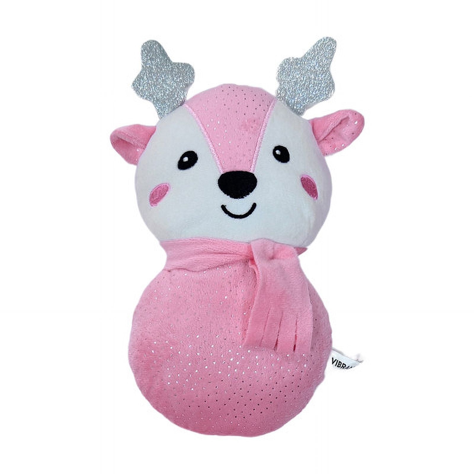 Vibrant Life Holiday 5-Piece Dog Toy Stocking Gift Set, Pink, Chew Level 2