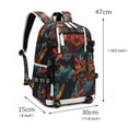 thumbnail image 7 of Basketball Player L-James Multifunction Backpack Travel Taptop Daypack Fans Bag For Men Women (LB-2), 7 of 7