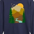 thumbnail image 3 of Instant Message - Outdoor Mountain Scene - Toddler & Youth Long Sleeve Graphic T-Shirt, 3 of 6