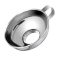 thumbnail image 3 of Embudo de acero inoxidable de boca ancha para conservas, utensilios de cocina, embudo con asa para mermelada, 3 of 8