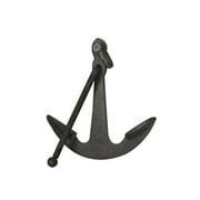 Handcrafted Model Ships 5 in. Cast Iron Anchor Paperweight