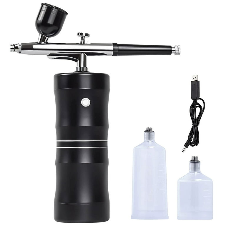 Daakro Cordless Airbrush Set - Portable Rechargeable Airbrush Kit with  Compressor, Auto Handheld Air Brush Gun Sets for Makeup, Nail Art, Cake  Decor
