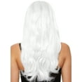 thumbnail image 2 of Leg Avenue Women's Long Wavy Costume Wig for Adults, O/S, White, 2 of 4