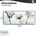 thumbnail image 4 of Stupell Industries Contemporary Jewel of Passion Flowers Gray Framed Giclee Art, 30 x 13, by Albert Koetsier, 4 of 8