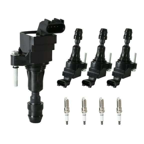 NAVOROGE 4Pcs Ignition Coils 4Pcs Iridium Spark Plugs For 2011-2017 Buick Regal GMC Chevrolet 2.4L UF491