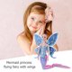 thumbnail image 5 of Muñeca Sirena Nadadora Juguete Clásico Mágico para Niñas Con Mariposa, 5 of 9