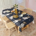 thumbnail image 6 of Jack Russell Terrier Rectangle Tablecloth 60"x120",Waterproof Polyester Rectangle Table Cloth, Wipeable Spillproof Polyester Tablecloth for Dining, Camping, Indoor and Outdoor, 6 of 6