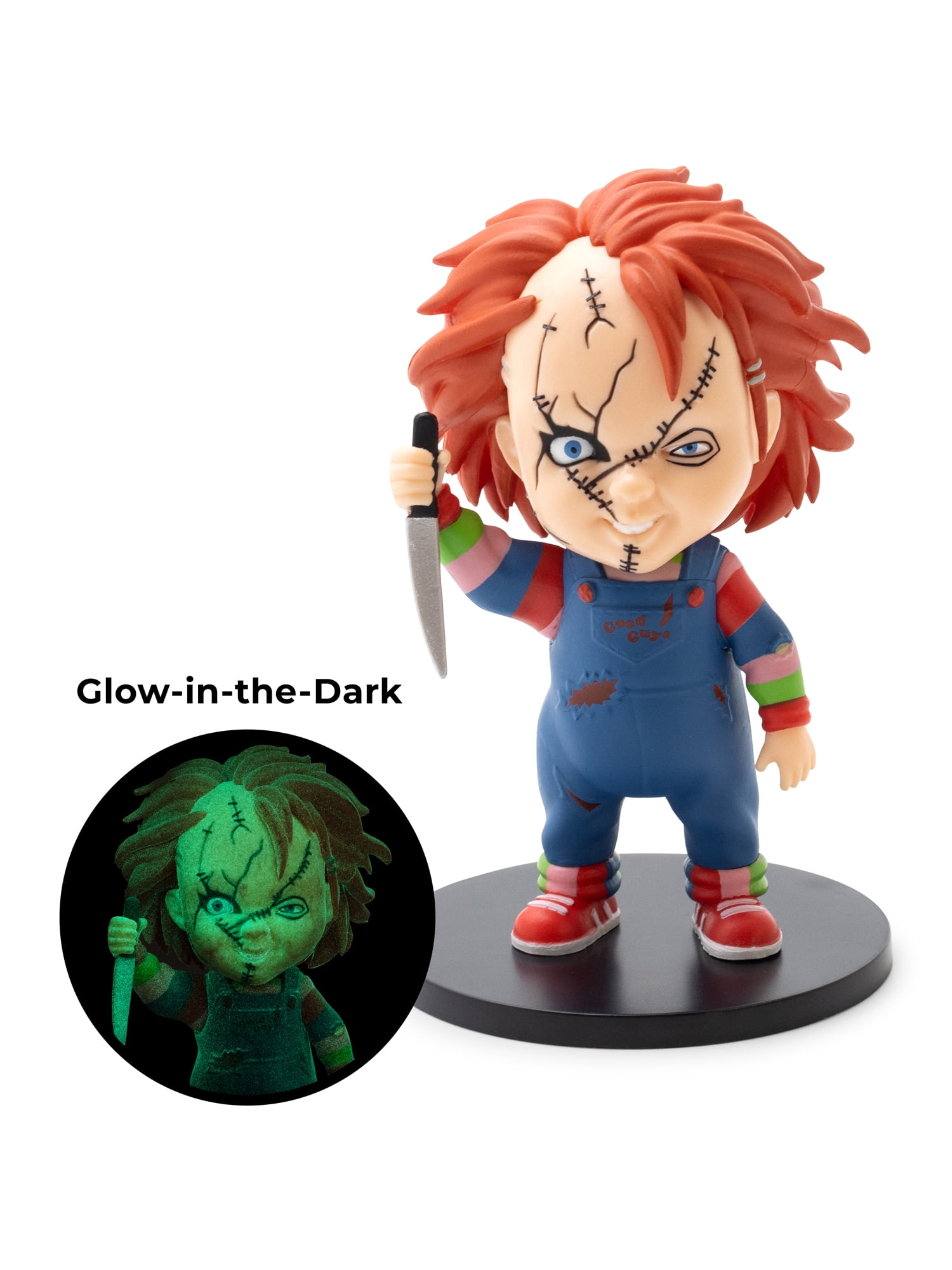 CultureFly Chucky Noir Black & White with Blood Splatter