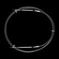 thumbnail image 2 of Universal Throttle Cable Black for Marine Boat Motor Control Shift Control Boat Motor Cable Lever 17 FT, 2 of 9