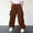 B10-Brown, variant on Boy'S Pants 5-6 Years Straight Leg Kids Cargo Pants With Multiple Pockets Comfortable Trousers Solid Color Baggy Slacks Purple
